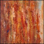 Archiv | Abstract orange 80 x 60 x 4 cm 2020